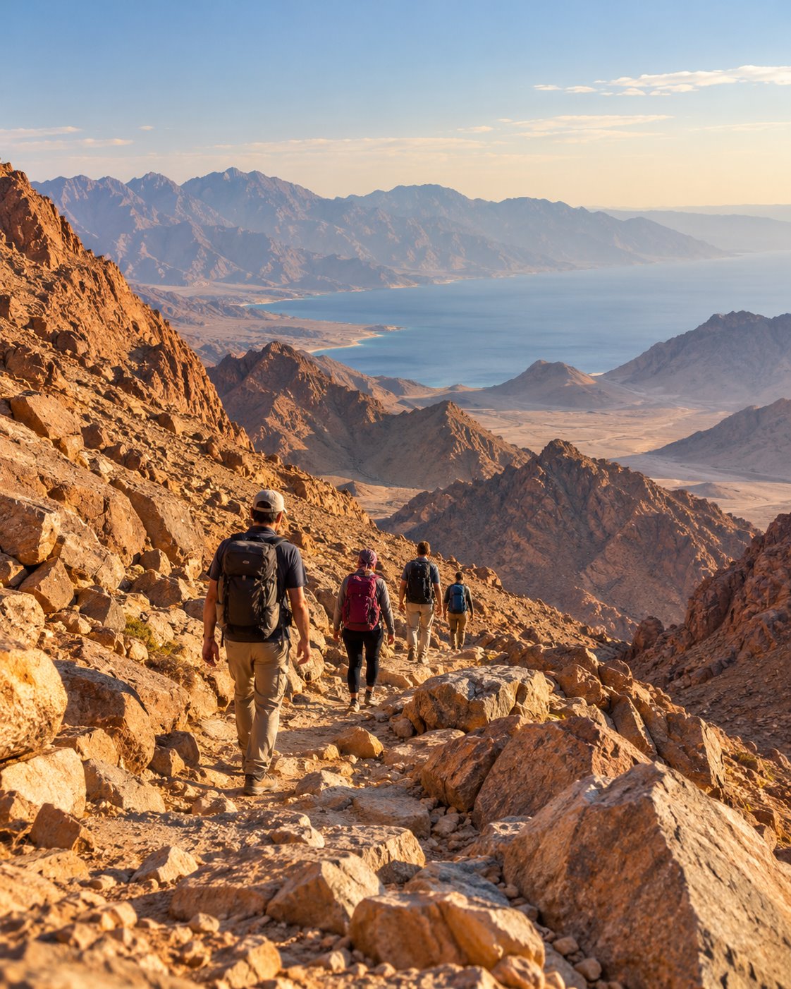طريق بين الجبال